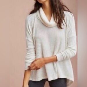 ANTHROPOLOGIE Saturday Sunday Oversized Cowl Neck Top